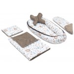 5 delni komplet Jukki Comfort Gray Morning Minky
